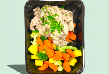 Beef stroganoff Organic kale island vegetable