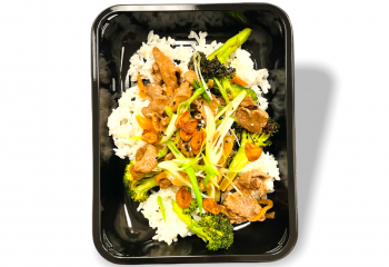 Beef and Broccoli Steamed Rice