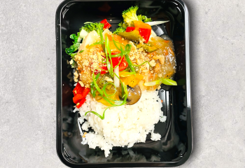 Sweet and Sour Chicken Steamed Rice