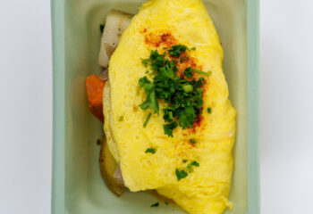 Goat Cheese and Spinach Omelette