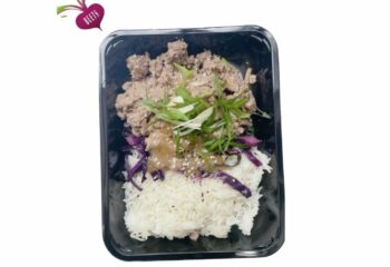 Minced  Ginger Beef Steamed Rice