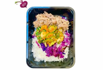 Braised pork House Made Kimchi  Steamed Rice