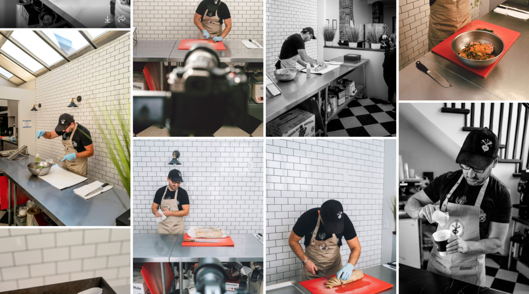 Team enjoying FreeBeets corporate catering and office lunch delivery in Victoria BC