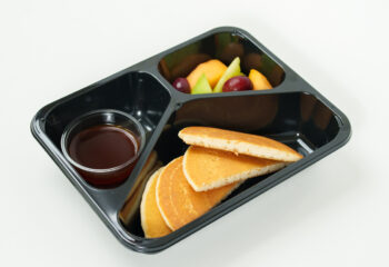 Classic Pancakes with Toppings (Vegetarian) Contains Gluten