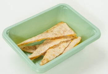 Cheesy Veggie Quesadilla with Salsa (Vegetarian) Contains Gluten